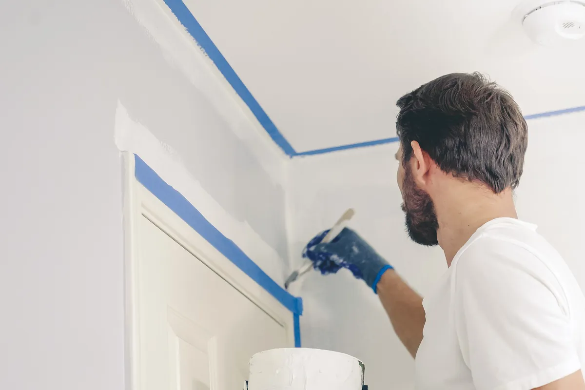 Hand-cut ceiling lines — Painting Services